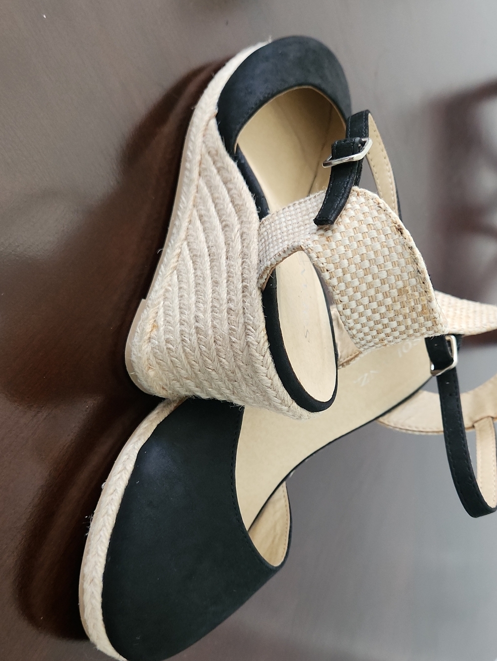 Black Espadrilles with Elegant Design - Picture 3 of 4
